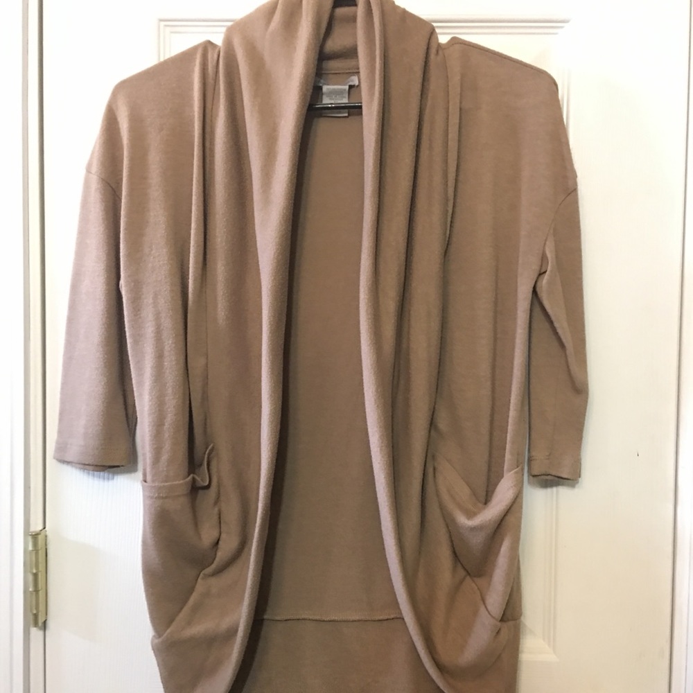 Tan cardigan sweater Sz XS